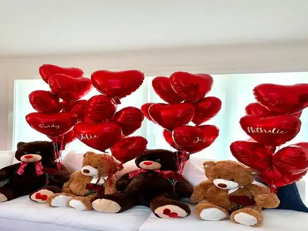Valentine's Day balloon bouquets in Miami — photo 3