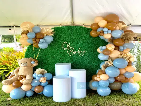 Baby Shower balloon decorations in Miami — photo 12
