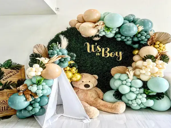 Baby Shower balloon decorations in Miami — photo 13