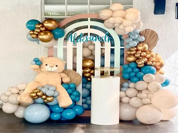 Baby Shower balloon decorations in Miami — photo 15