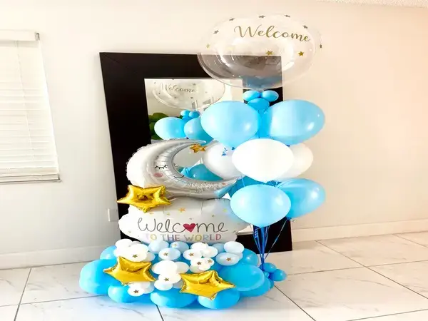 Welcome Baby balloon bouquets in Miami — photo 3