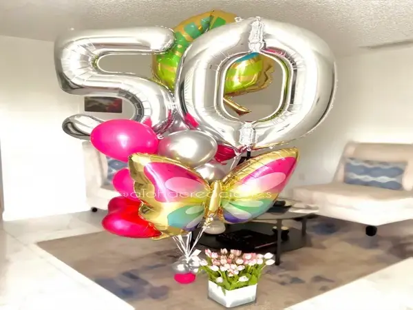 Birthday balloon bouquets in Miami — photo 13
