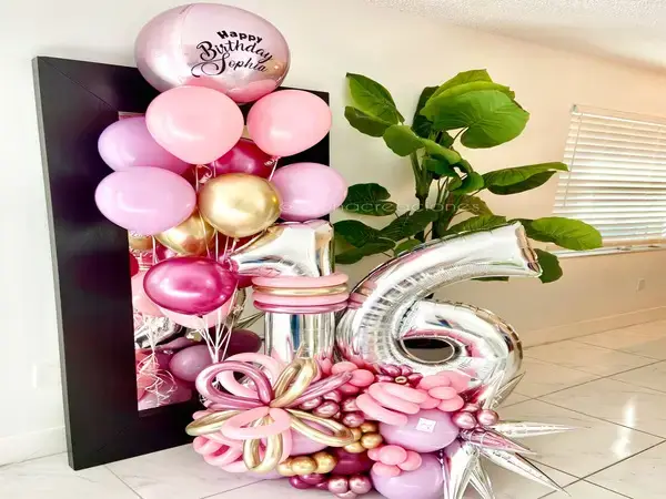 Birthday balloon bouquets in Miami — photo 15