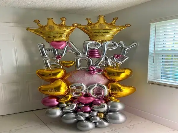 Birthday balloon bouquets in Miami — photo 31