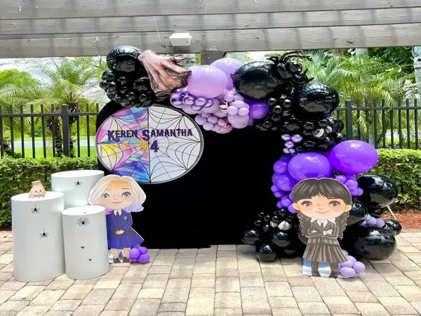 Birthday balloon decorations in Miami — photo 38