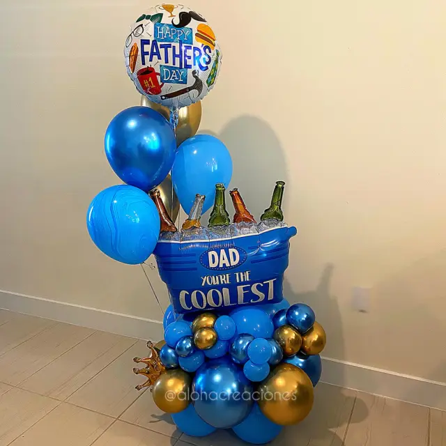 Father's Day balloon decorations in Miami