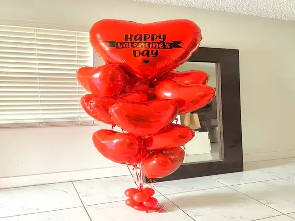 Valentine's Day balloon bouquets in Miami — photo 1