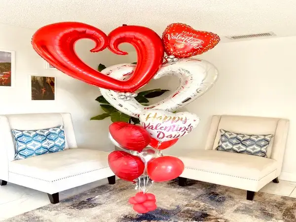 Valentine's Day balloon bouquets in Miami — photo 5